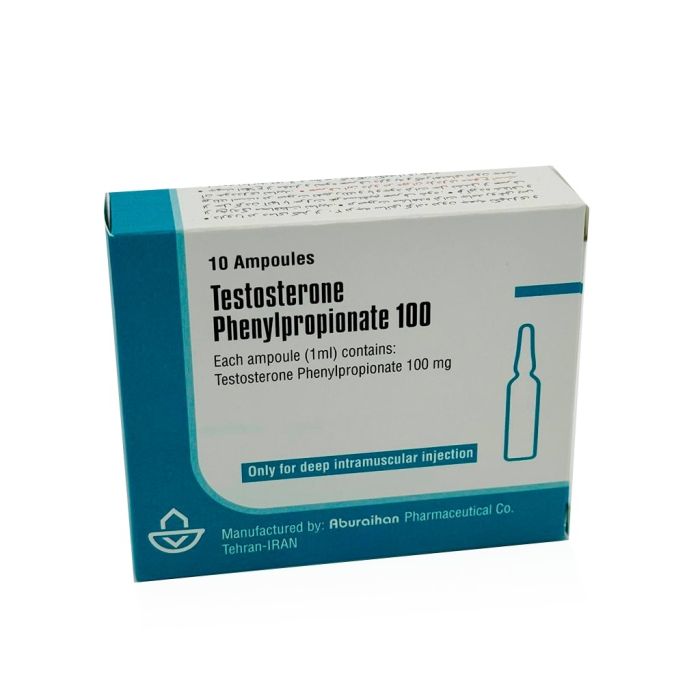 Тестостерон фенілпропіонат Абурайхан 1 мл/100 мг - Testosterone phenylpropionate 100 mg Aburaihan