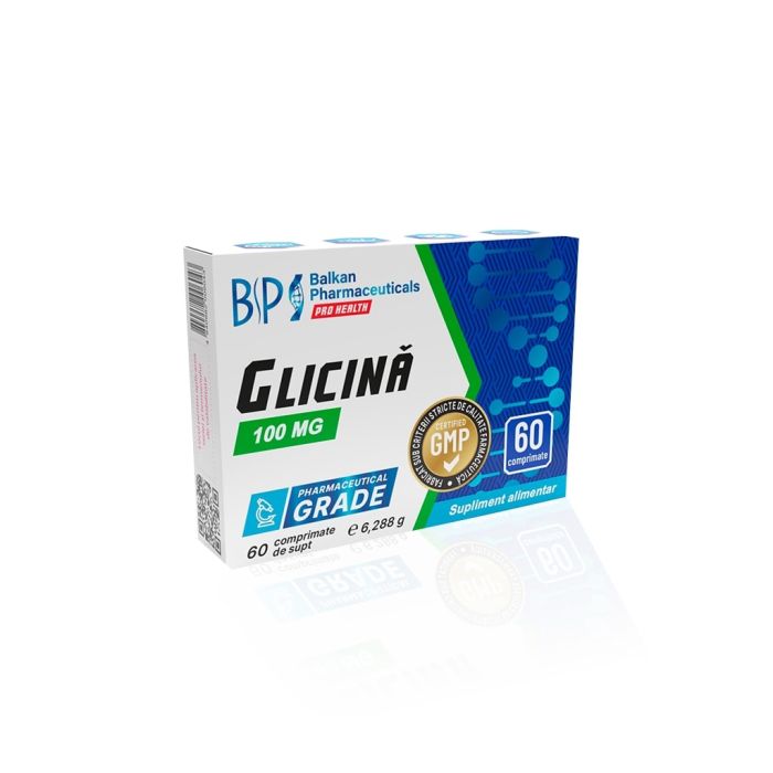 Гліцин Балкан 100 мг - Glicina 100 mg Balkan Pharmaceutical