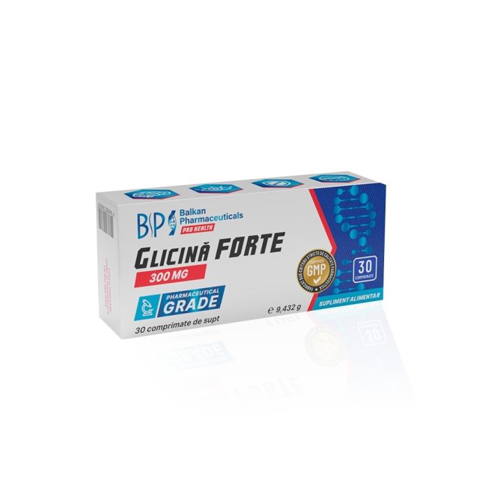 Гліцин Форте Балкан 300 мг - Glicina Forte 300 mg Balkan Pharmaceuticals