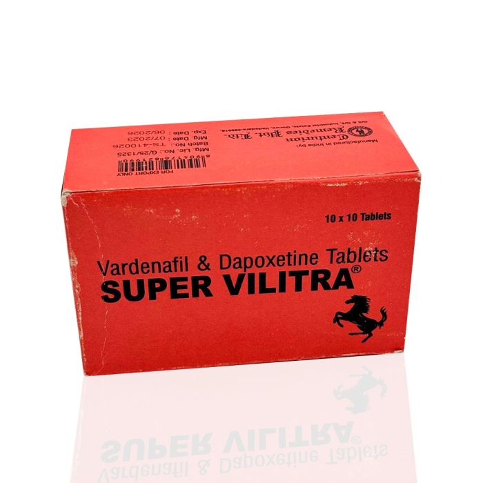 Супер Вілітра Центуріон Ремедіес 80 мг ( Super Vilitra 80 mg Centurion Remedies)