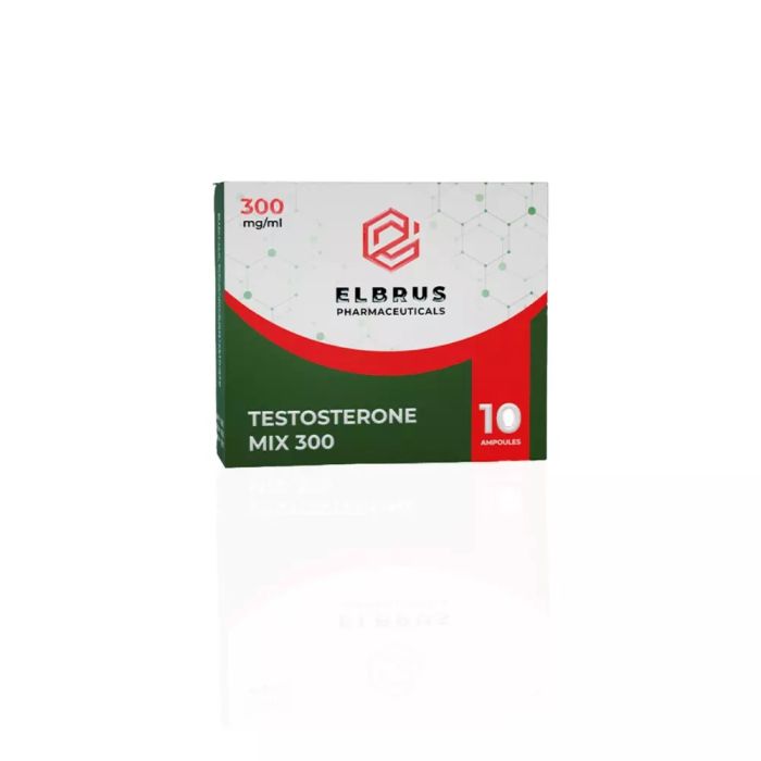 Тестостерон Микс Эльбрус Фармацевтикалс 300 мг (Testosterone Mix 300 mg Elbrus Pharmaceuticals)