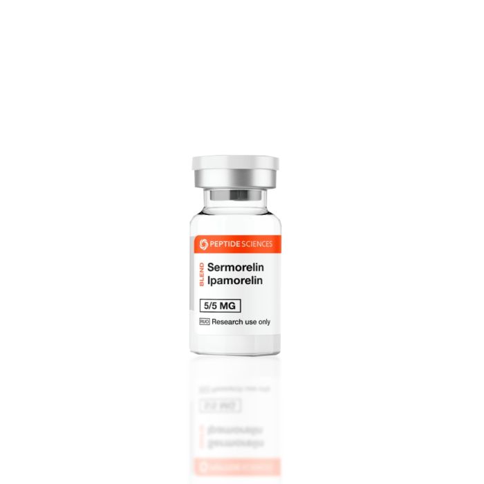 Серморелин, Іпаморелин Пептид Саенс 10 мг (Sermorelin, Ipamorelin 10 mg Peptide Sciences)