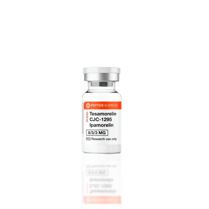 Тесаморелін, СЖС1295, Іпаморелин Пептид Саенс 12 мг (Tesamorelin, CJC1295, Ipamorelin 12 mg Peptide Sciences)