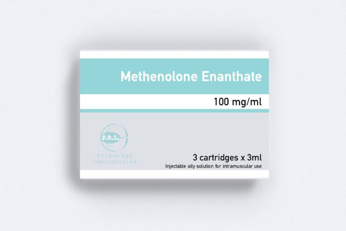 Метенолон Енантат Прімус Рей Лабораторіс 100 мг (Methenolone Enanthate 100 mg Primus Ray Laboratories)