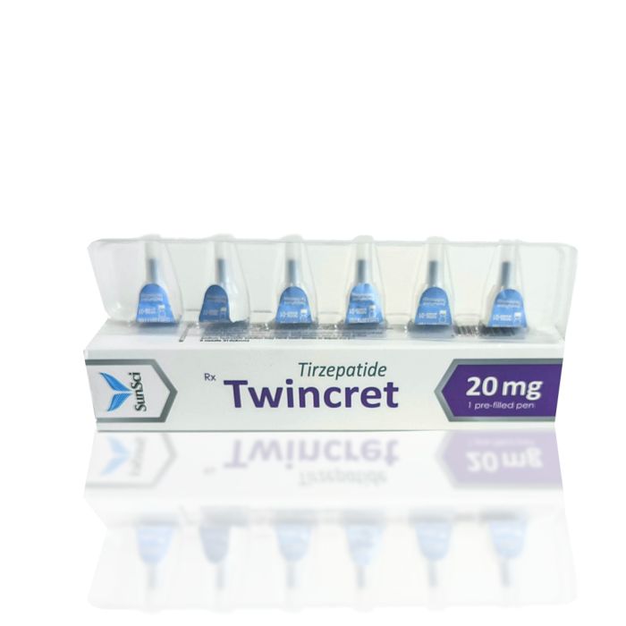 Твінкрет Тирзепатід 20 мг (Twincret Tirzepatide 20 mg SunSci Pharmaceuticals)