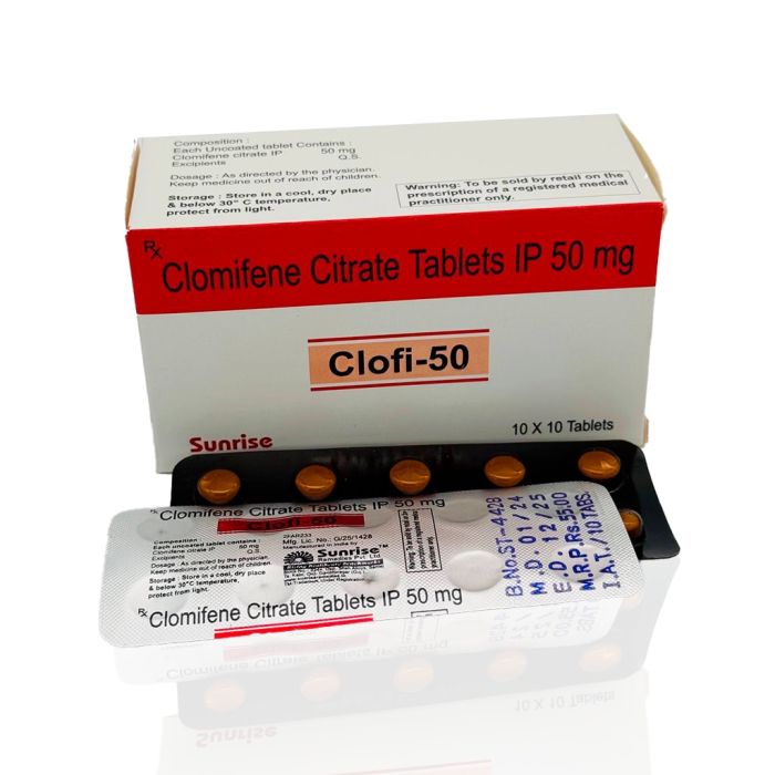 Клофі-50 Санрайз 50 мг (Clofi-50 Clomifene Citrate 50 mg Sunrise)