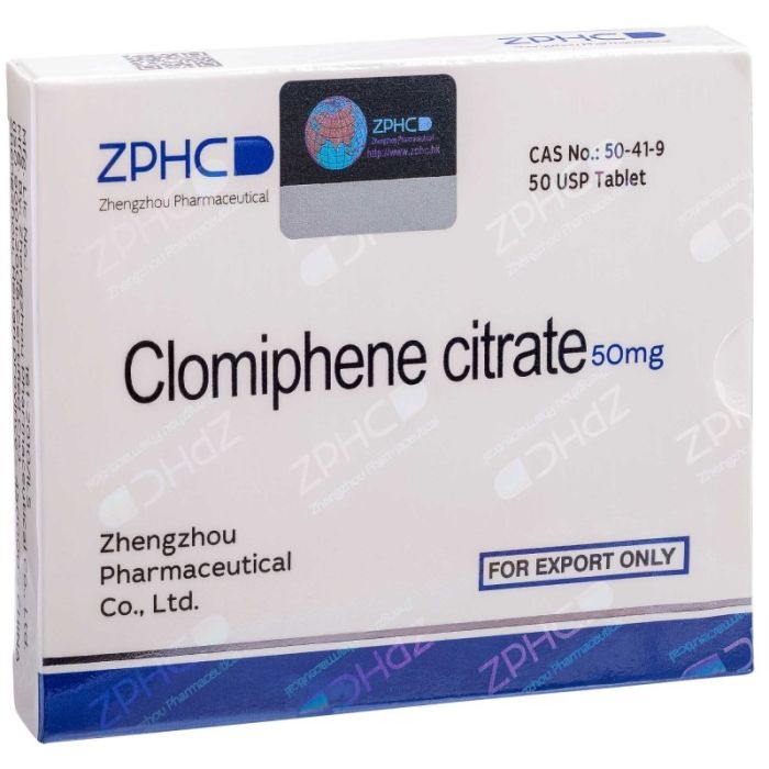 Кломіфен Цитрат Чженчжоу Фарм 50 мг (Clomiphene Citrate Zhengzhou Pharmaceutical Co. Ltd)